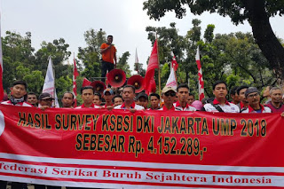 Buruh Jakarta: Mana UMP Rp 7 Juta?