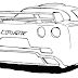 Corvette, desenho de carro para colorir e imprimir. Desenhos para crianças