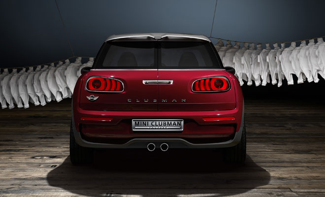 Mini Clubman Concept: rear view