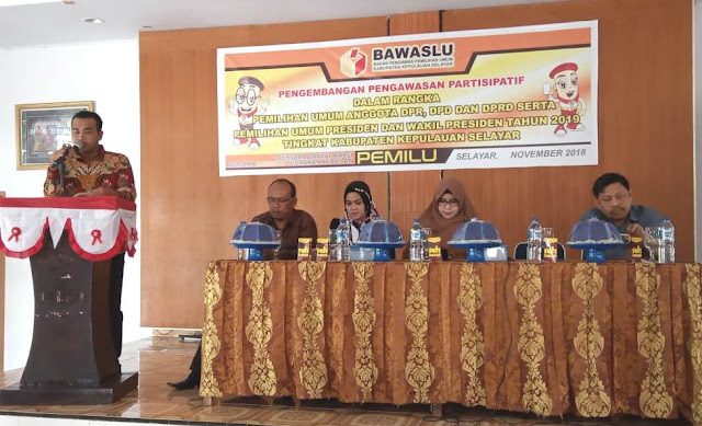 Bawaslu Kab. Kep. Selayar Bahas Pengembangan, Pengawasan Partisipasif Pemilu 2019