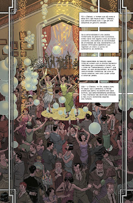 O Grande Gatsby - A Novela Gráfica Definitiva, de Ted Adams e Jorge Coelho - A Seita e Comic Heart