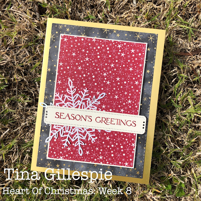scissorspapercard, Stampin' Up!, Heart Of Christmas, Brightest Glow, Lights Aglow SDSP, Labels Aglow Dies, Stitched Rectangle Dies, Christmas Card, Sheetload Of Cards