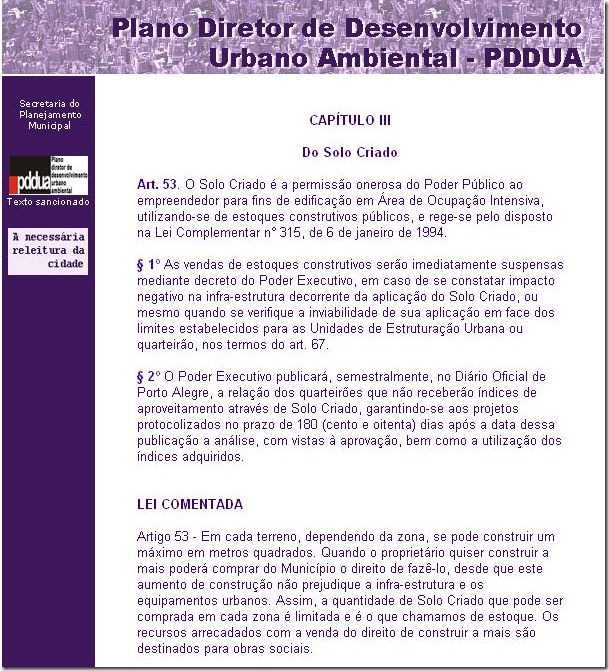 Do Solo CriadoPOA