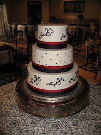 3-tier round buttercream