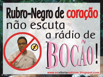 Rubro-Negro de Coração não escuta a rádio de Bocão!