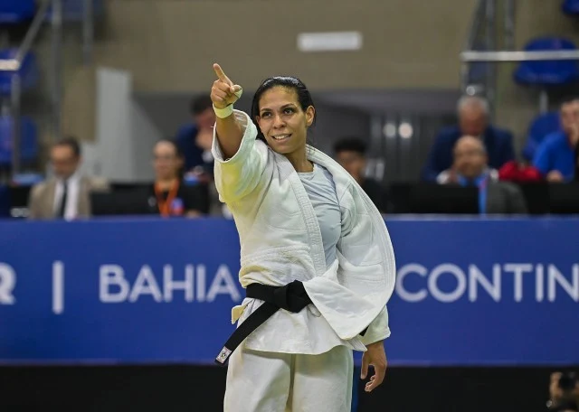 Jéssica Pereira após uma luta