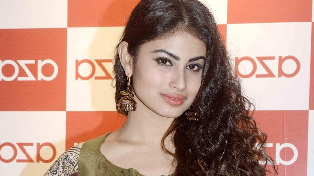 Mouni Roy Shiny Black Hair