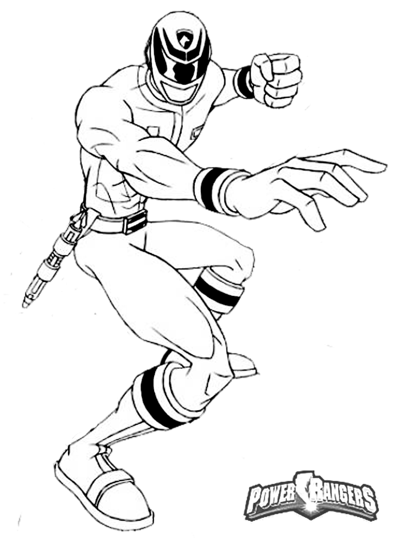Download Power Ranger Coloring Pages
