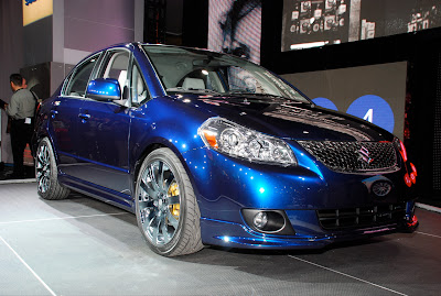 2008 Suzuki SX4 sedan at the New York Auto Show