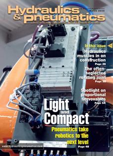 Hydraulics & Pneumatics - March 2006 | ISSN 0018-814X | PDF HQ | Mensile | Professionisti | Oleodinamica | Pneumatica
Hydraulics & Pneumatics è il mensile più diffuso, più completo e organico ad indirizzo applicativo, per i tecnici delle aziende che già utilizzano o intendono utilizzare l'energia fluida. Prima rivista italiana del settore, vanta uno staff redazionale autorevole che segue una politica intesa ad offrire un concreto e sostanziale contributo alla diffusione e allo sviluppo dell'automazione oleodinamica e pneumatica, e alla soluzione più moderna e adeguata dei problemi connessi.