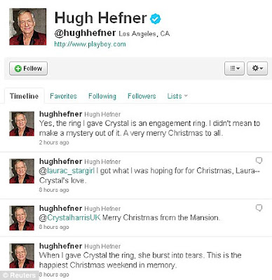 I gave Crystal a ring. hugh hefner engaged ring. I gave Crystal a ring.