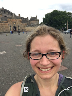 Selfie in front of the Castle.