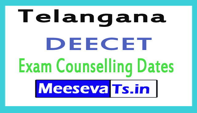 Telangana DEECET Exam Counselling Dates