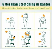 Untuk Orang Kantoran, Jangan Lupakan Gerakan Stretching ini biar Tubuhmu Tetap Bugar