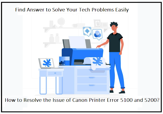 canon printer error 5100