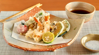 Tempura Moriawase (Assorted Tempura with Seafood and Vegetables)