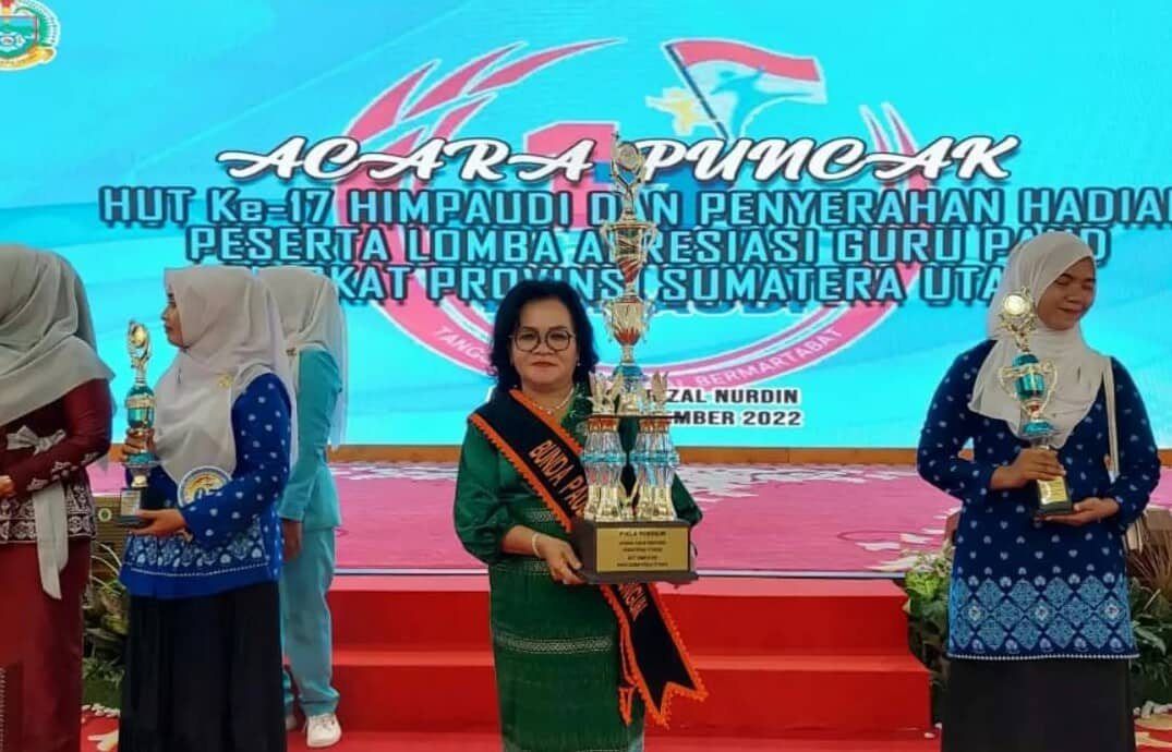  Himpaudi Simalungun Juara Umum Lomba Apresiasi Guru PAUD Tingkat Provsu