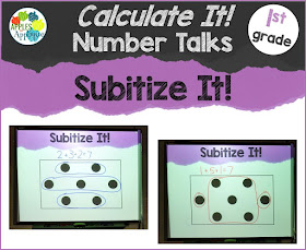 Subitize It! Number Talks for 1st Grade | Apples to Applique