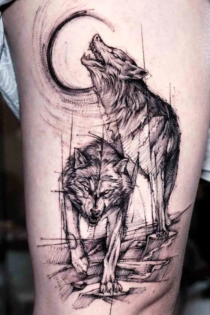 Tatuajes de lobos desde Belagoria Barcelona Estudio de tatuajes