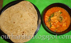 chapathi and Kerala Style Spicy Chicken Curry (5)