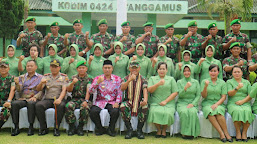 Kunjungan Kerja DANREM 043/Gatam ke DANDIM 0424 Tanggamus