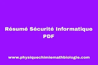 Résumé Sécurité Informatique PDF