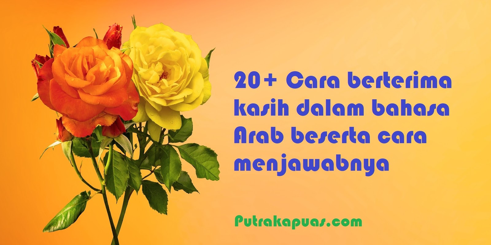 20 Cara Mengucapkan Terima Kasih Dalam Bahasa Arab Dan Jawabannya