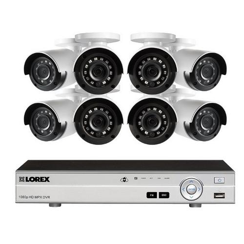 Lorex, LX1080-88W 1080p 8 Channel HD Security Camera System