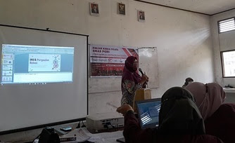 Gambar 3, Kata Sambutan dari DPL KKN Kelompok 4, Ibu Tyagita Widya Sari, SKM, M.Epid