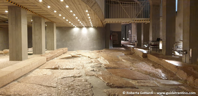 S.A.S.S., sito archeologico sotterraneo della Tridentum romana (foto di Roberta Gottardi - www.guidatrentino.com)