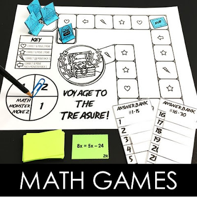 Voyage to the Treasure! math games