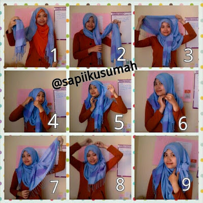 Cara Berhijab Modern Untuk Wajah Bulat 