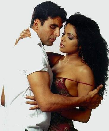 Priyanka Chopra Hot Wallpapers Hot Kiss Scene in Bollywood Film