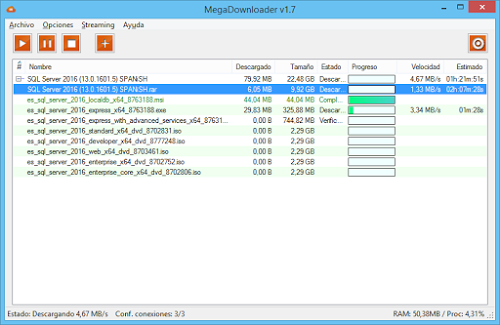 MegaDownloader v1.7 - DESCARGA DE MEGA SIN RESTRICCIONES Y 