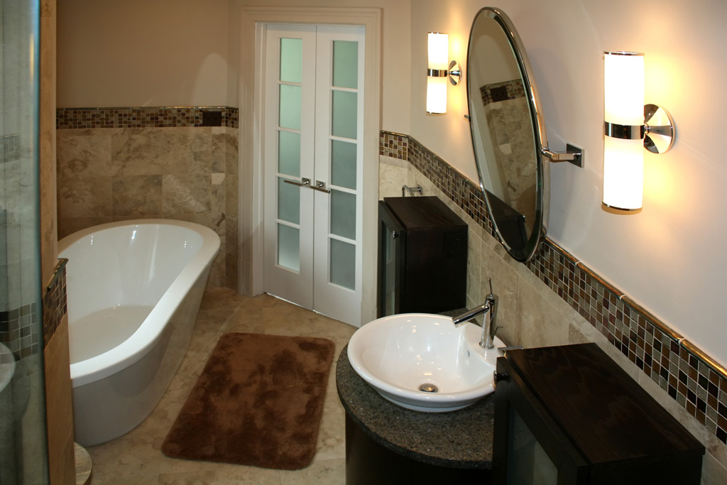 Travertine Marble Bathroom Designs