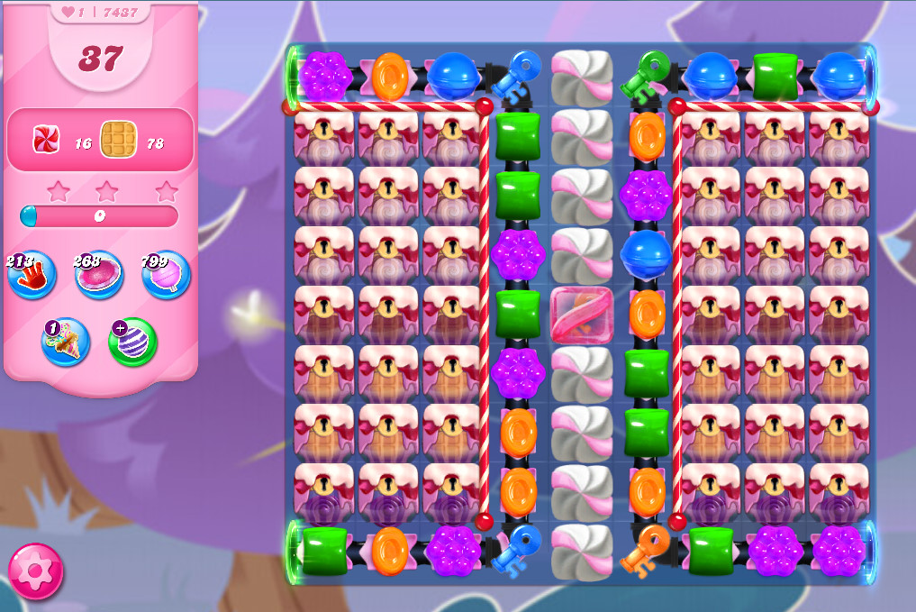 Candy Crush Saga level 7437