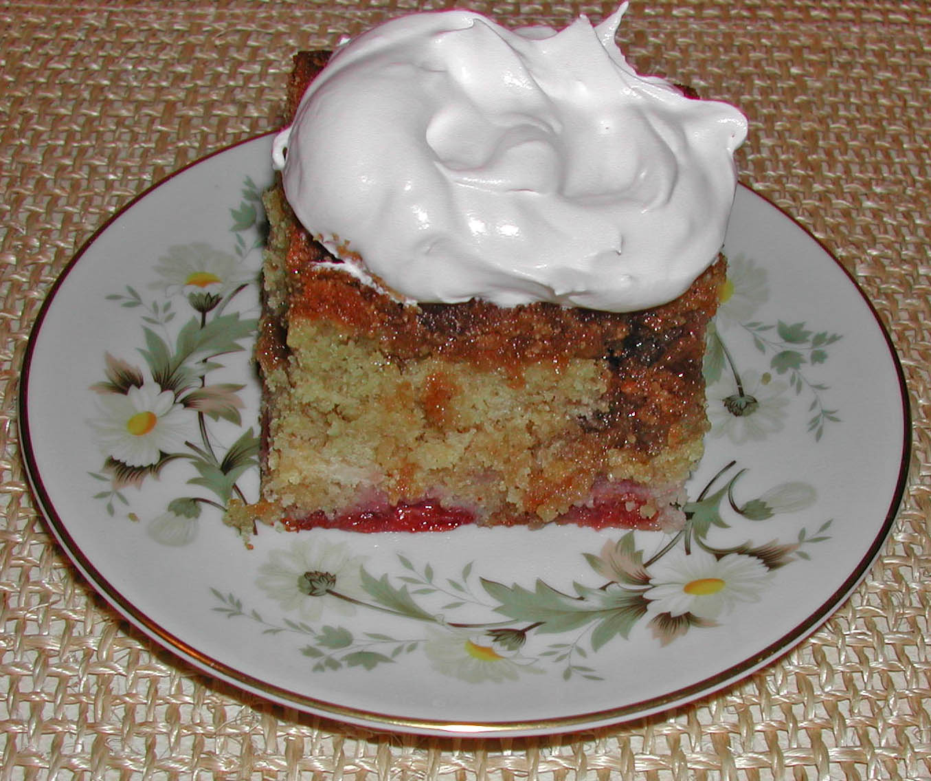 Cherry version Sour Cream Crumb Cake