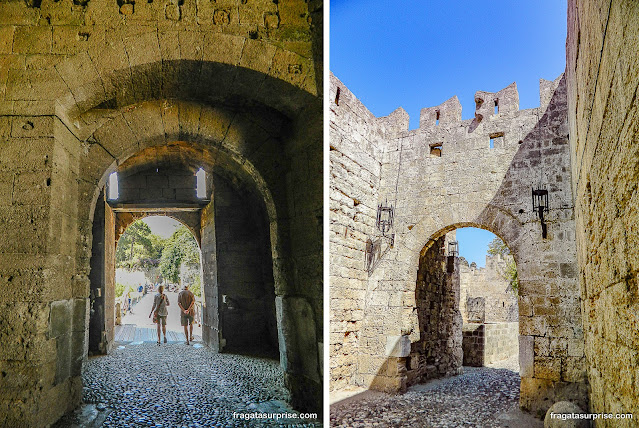 Cidadela dos Cruzados em Rodes, Grécia