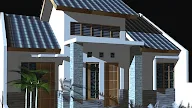 Gambar Desain Cat Rumah Warna Ungu