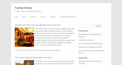 Template Blogger Twenty Twelve