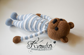 Krawka: Brown classic Teddy Bear crochet pattern by Krawka