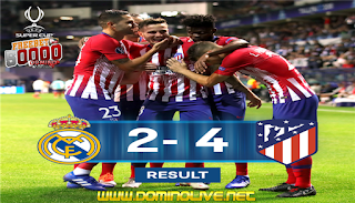 real madrid 2-2 atletico madrid piala super eropa 16 agustus 2018