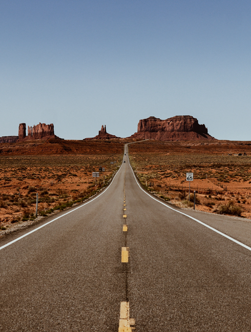 Monument Valley Forrest Gump Point