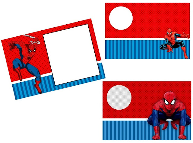 Spiderman Party: Free Printable Invitations. 