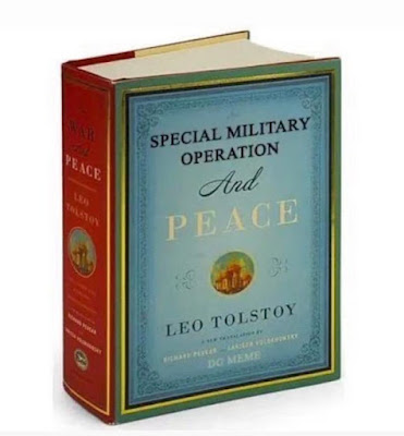 Special Military Operation and Peace Book Cover pun