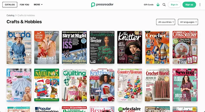 How to find free crochet patterns at the Library (PressReader)