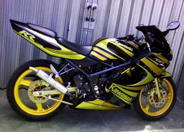 gambar motor drag ninja 4 tak