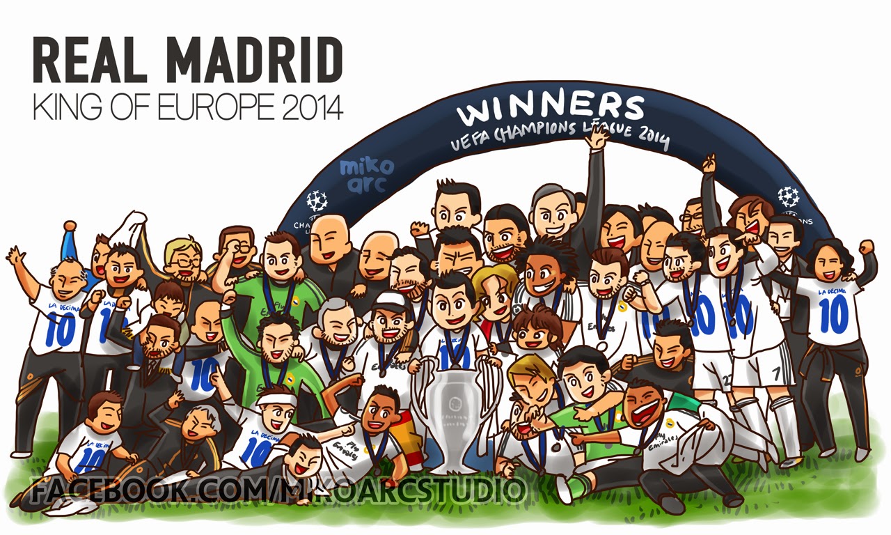 MIKOARC STUDIO Real Madrid King Of Europe 2014