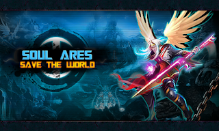 Screenshots of the Soul Ares: Save the World for Android tablet, phone.