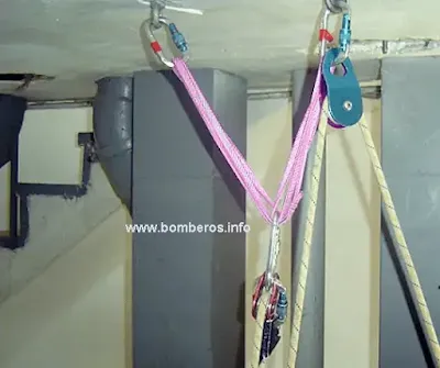 Curso rescate vertical para bomberos